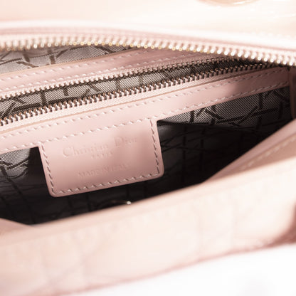Christian Dior Patent Leather Medium Lady Dior Bag