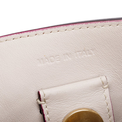 Christian Dior Pink Calfskin Leather Medium Diorissimo Tote