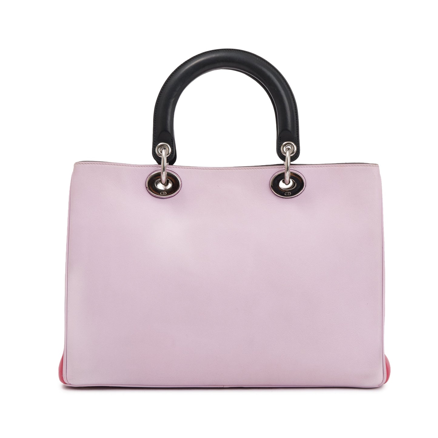 Christian Dior Pink Calfskin Leather Medium Diorissimo Tote