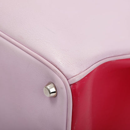 Christian Dior Pink Calfskin Leather Medium Diorissimo Tote
