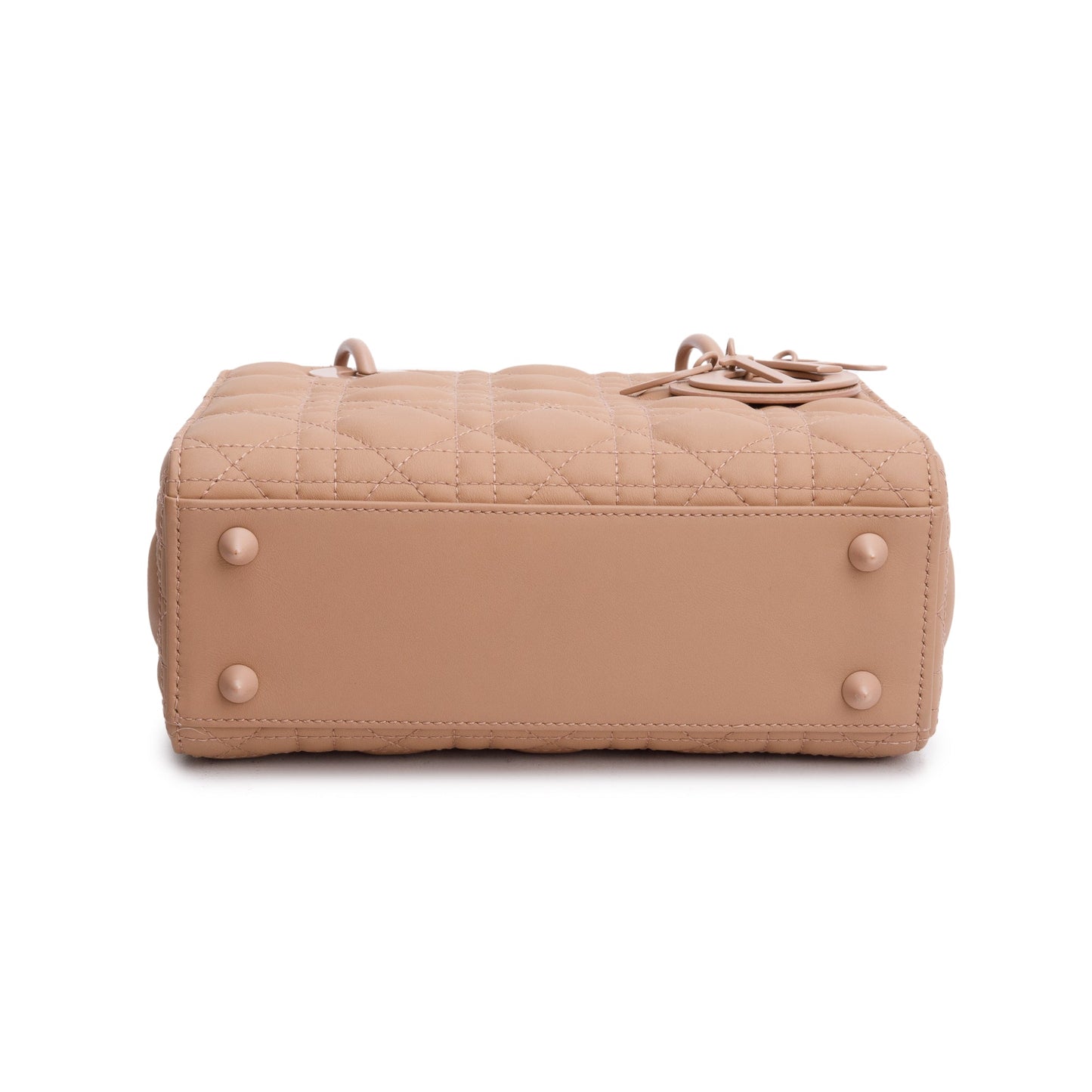 Christian Dior Pink Cannage Lambskin Leather Small Lady Dior My ABCDior Bag