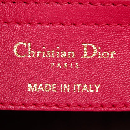 Christian Dior Pink Large Cannage Lady Dior Bag