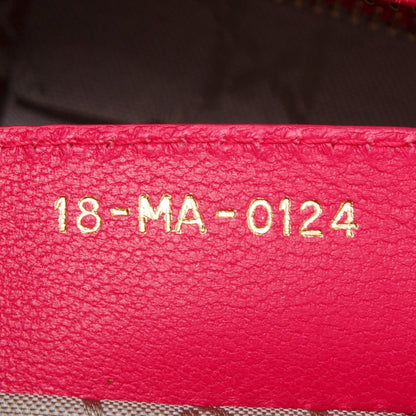 Christian Dior Pink Large Cannage Lady Dior Bag