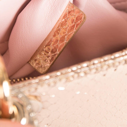Christian Dior Python Mini Lady Dior Bag