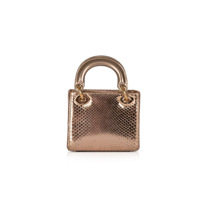 Christian Dior Python Mini Lady Dior Bag