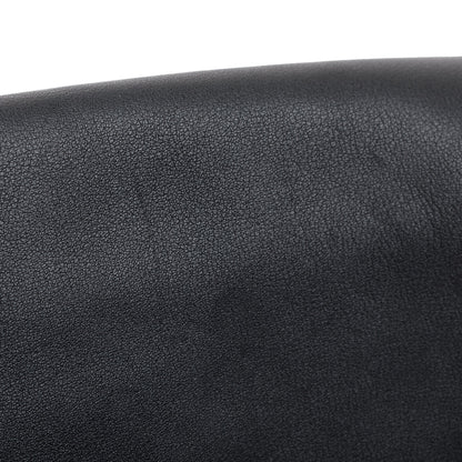 Christian Dior Python-Trimmed Black Calfskin Leather Large Diorling Bag