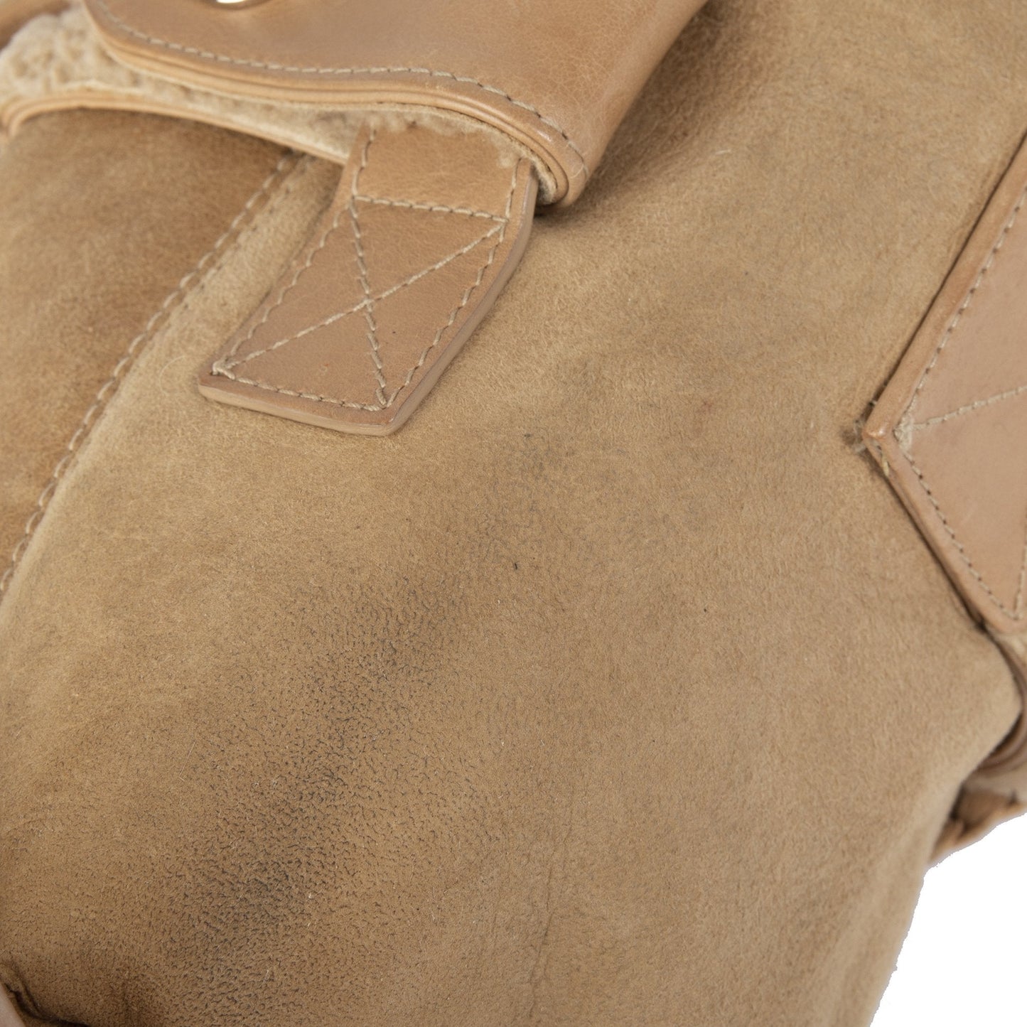 Christian Dior Remove Before Flight Shearling Bag