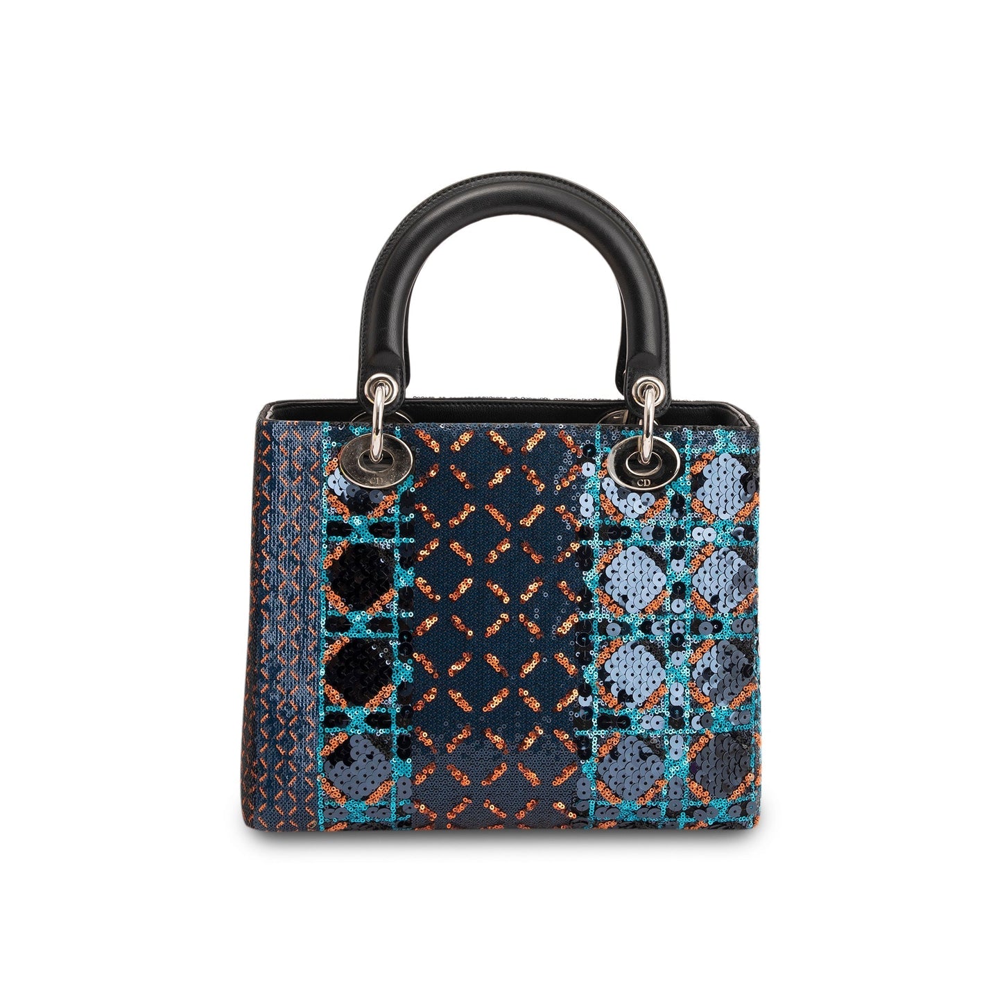 Christian Dior Sequin Medium Lady Dior Bag