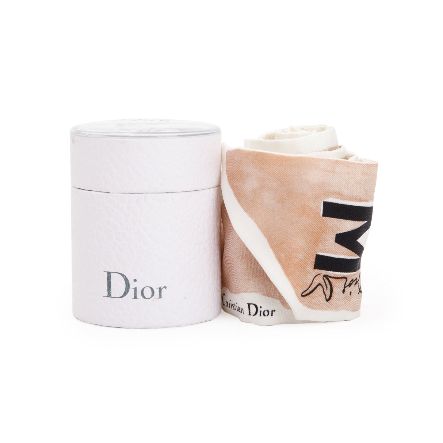 Christian Dior Silk Mitzah ABCDIOR "M" Twilly