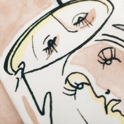 Christian Dior Silk Mitzah ABCDIOR "M" Twilly