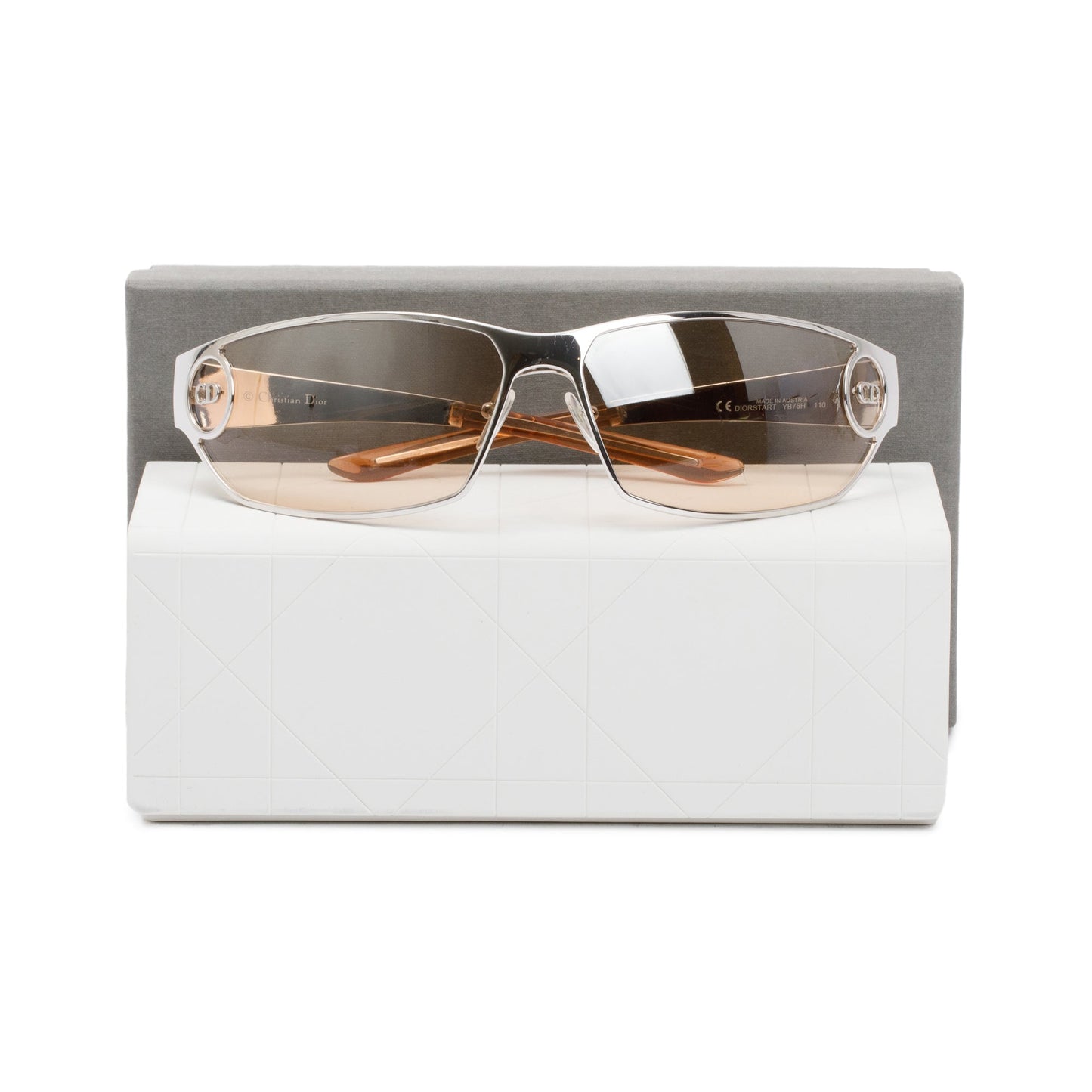 Christian Dior Silver Metal DiorStart Shield Sunglasses