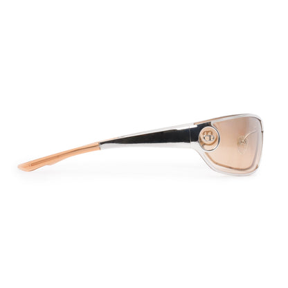 Christian Dior Silver Metal DiorStart Shield Sunglasses
