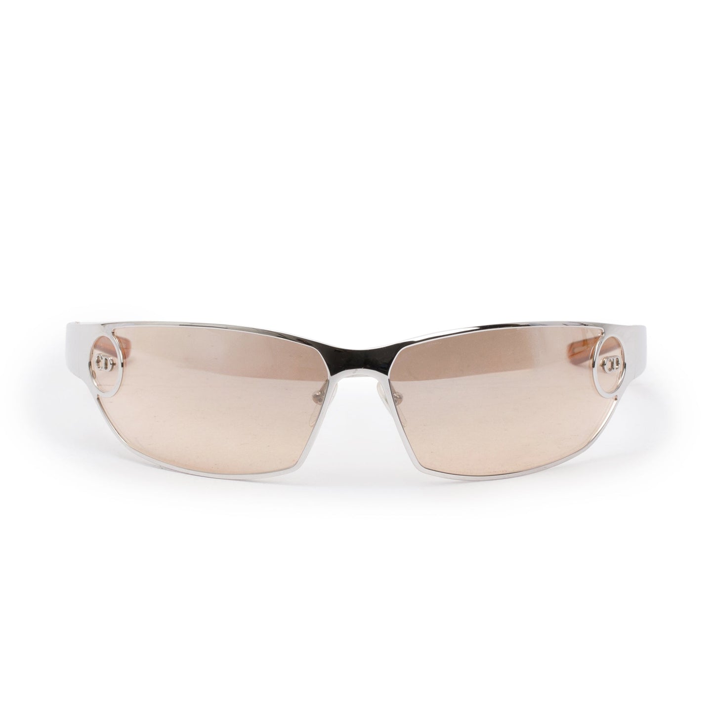 Christian Dior Silver Metal DiorStart Shield Sunglasses