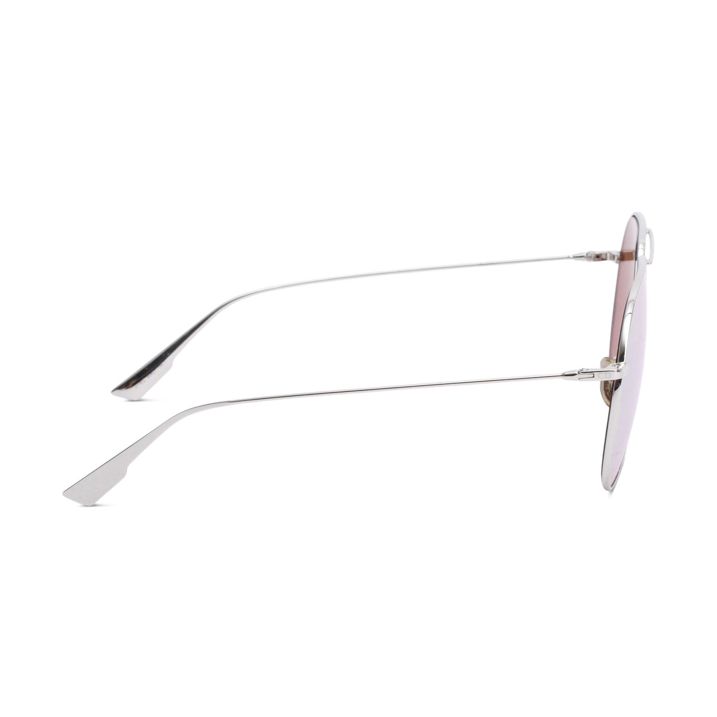 Christian Dior Silver Metal DiorStellaire 3 Aviator Mirror Sunglasses