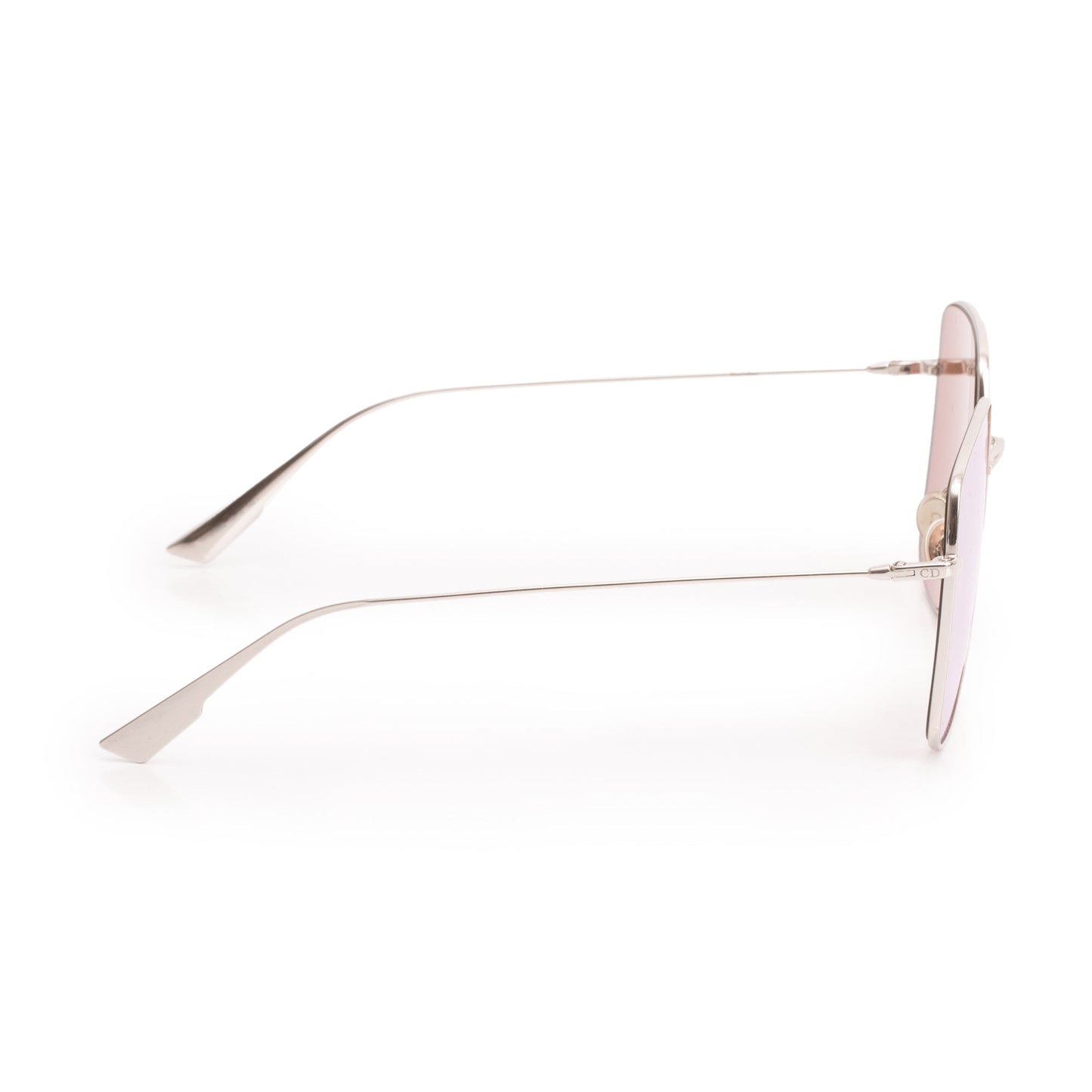 Christian Dior Silver Metal Stellaire 1 Square Sunglasses