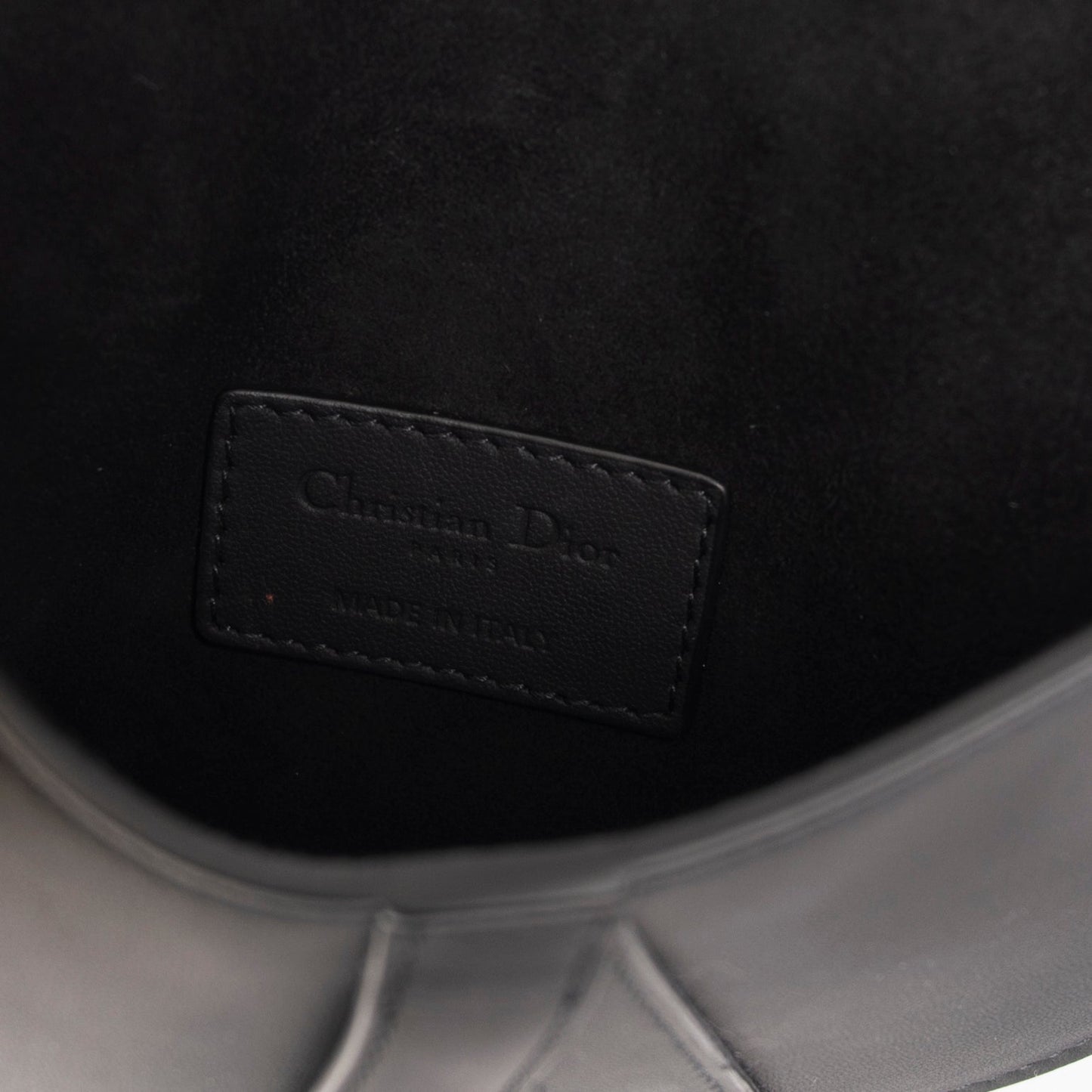 Christian Dior Ultramatte Leather Saddle Bag