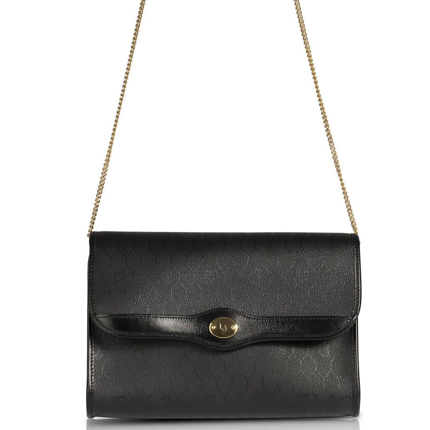 Christian Dior Vintage Clutch Bag with Chain