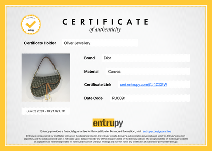 Christian Dior Vintage Diorissimo Saddle Bag