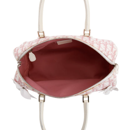 Christian Dior Vintage Girly Trotter Floral Boston Bag