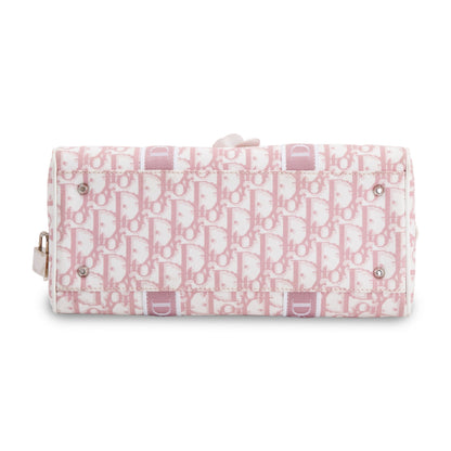 Christian Dior Vintage Girly Trotter Floral Boston Bag