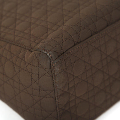 Christian Dior Vintage Large Nylon Lady Dior Bag