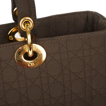 Christian Dior Vintage Large Nylon Lady Dior Bag