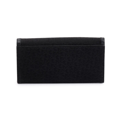 Christian Dior Vintage Monogram Canvas Continental Flap Wallet