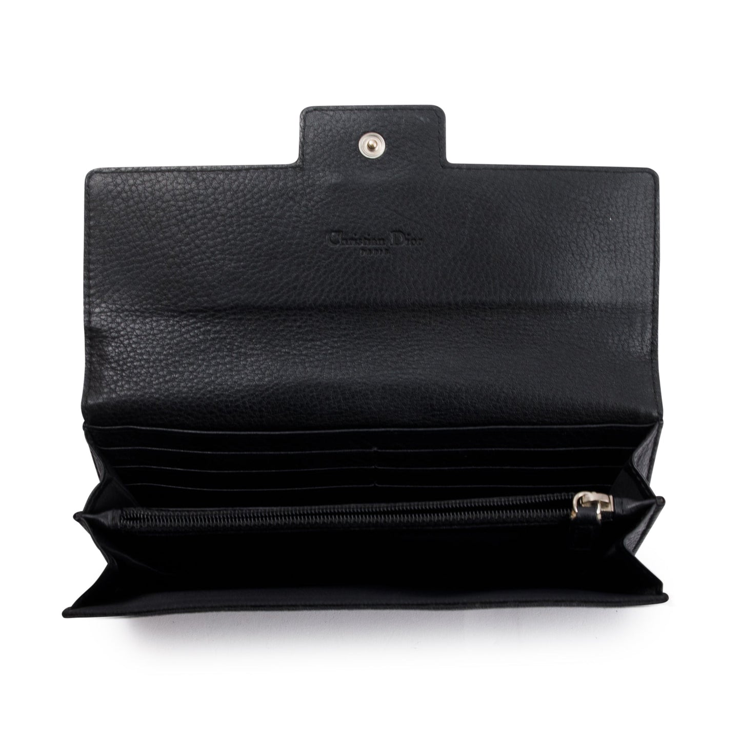 Christian Dior Vintage Monogram Canvas Continental Flap Wallet