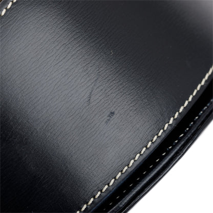 Christian Dior Vintage Navy Calfskin Leather Crossbody Bag