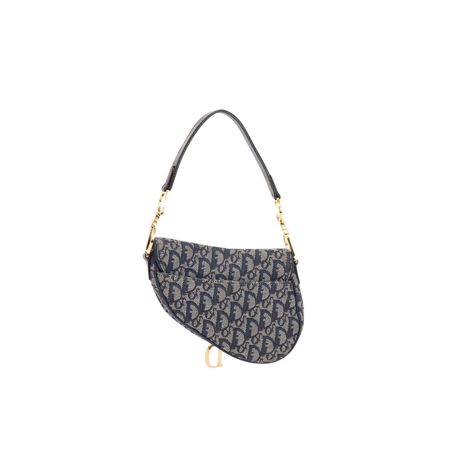 Christian Dior Vintage Oblique Mini Saddle Bag