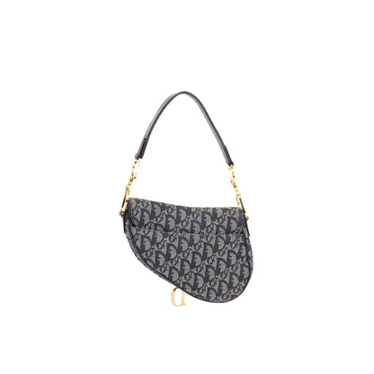 Christian Dior Vintage Oblique Mini Saddle Bag