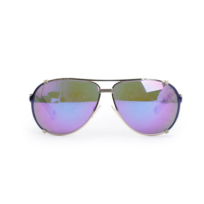 Christian Dior White Acetate DiorChicago2 Aviator Sunglasses
