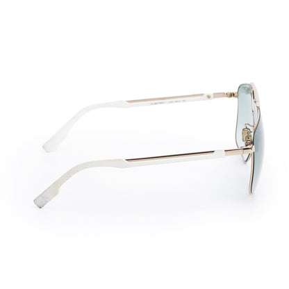 Christian Dior White Acetate DiorStreet1 Ovaersized Pilot Sunglasses