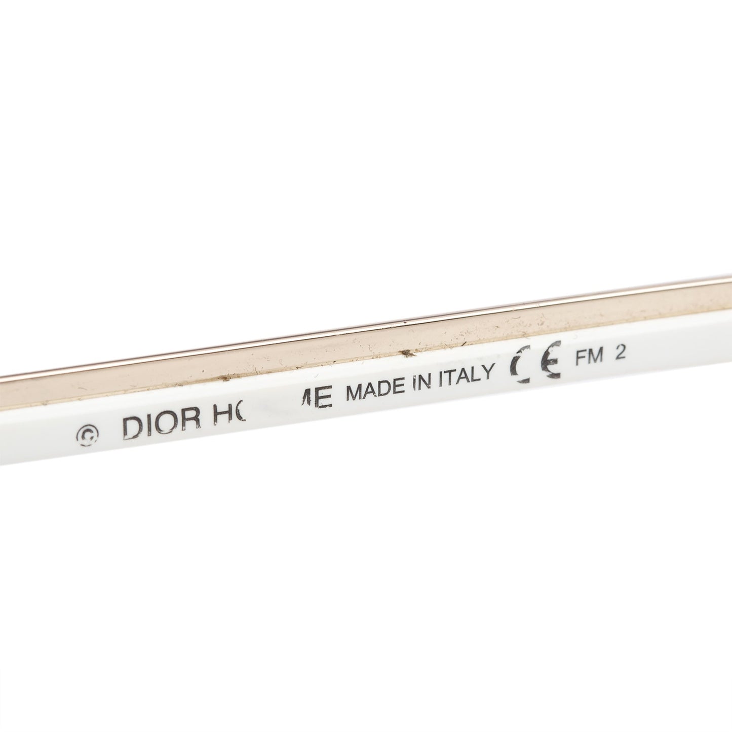 Christian Dior White Acetate DiorStreet1 Ovaersized Pilot Sunglasses