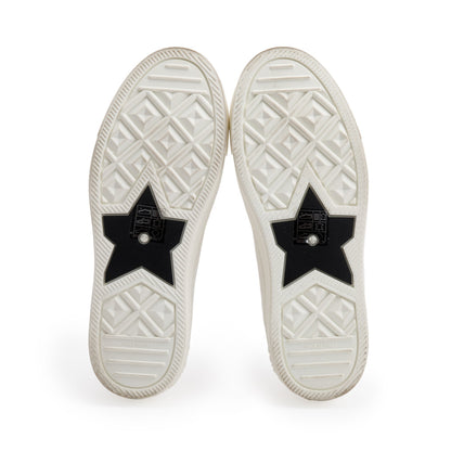 Christian Dior White Cotton Cavas Walk'N'Dior Sneakers, Size 36.5