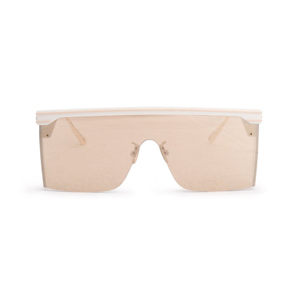 Christian Dior White DiorClub M1U Shield Mask Sunglasses