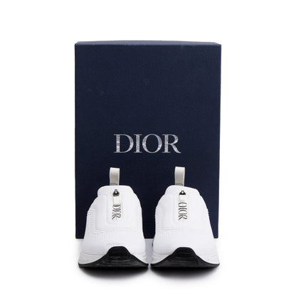 Christian Dior White Knit B25 Low Sneakers, Size 41