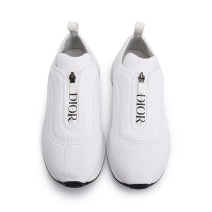 Christian Dior White Knit B25 Low Sneakers, Size 41