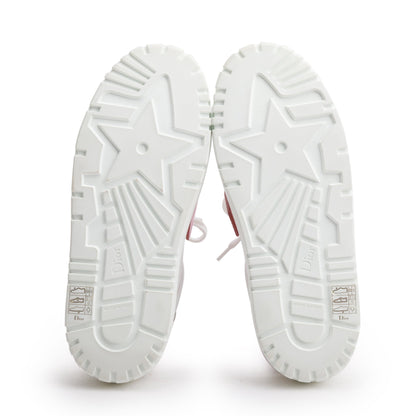 Christian Dior White Leather/Rubber ID Sneakers, Size 36