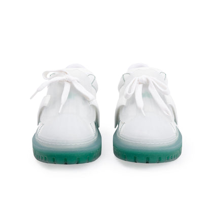 Christian Dior White/Green  Dior-ID Sneakers, Size 37