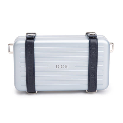 Christian Dior x Rimowa Silver Aluminum Personal Utility Case