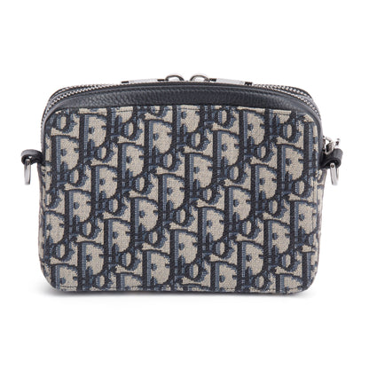 Christion Dior 2023 Oblique Jacquard Zipped Pouch Crossbody