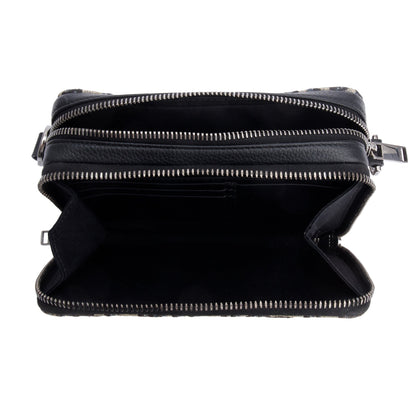 Christion Dior 2023 Oblique Jacquard Zipped Pouch Crossbody