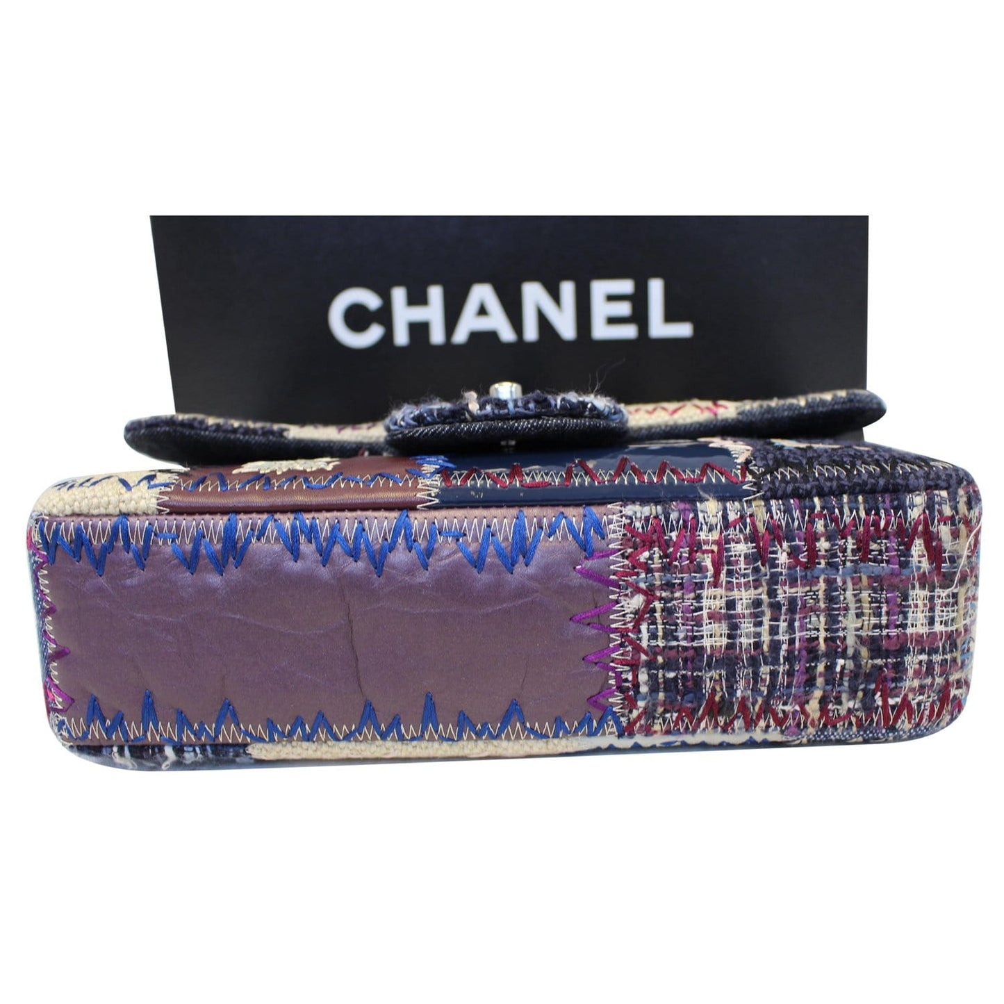 CHANEL Sac Rabat Patchwork Limited Edition Shoulder Bag Multicolor