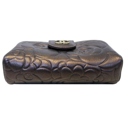 CHANEL Caviar Quilted O-Mini Phone Holder Clutch