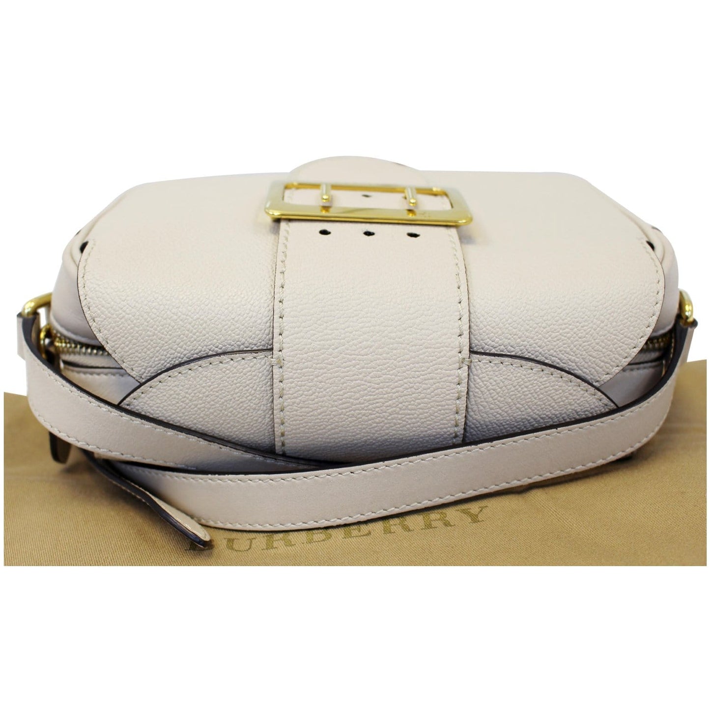 BURBERRY Small Buckle Crossbody Bag Limestone