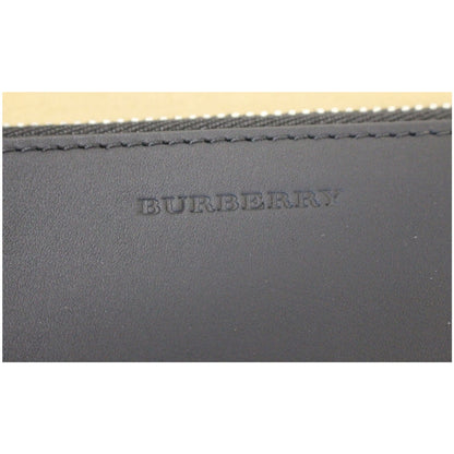 BURBERRY London Check Ziparound Wallet