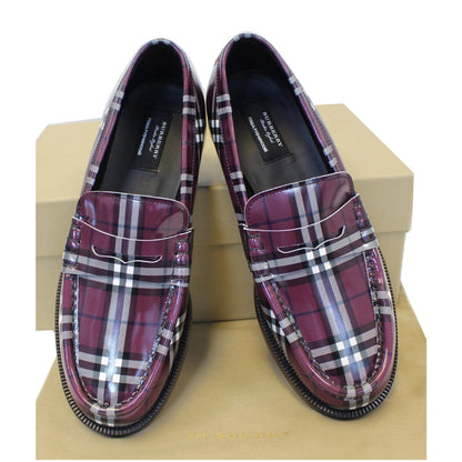 BURBERRY Gosha X Burberry Check Leather Loafers US 9 - 25% OFF