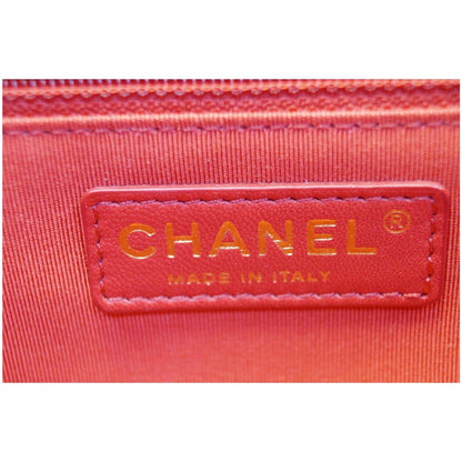 CHANEL Jumbo Classic Single Flap Lambskin Leather Shoulder Bag Red
