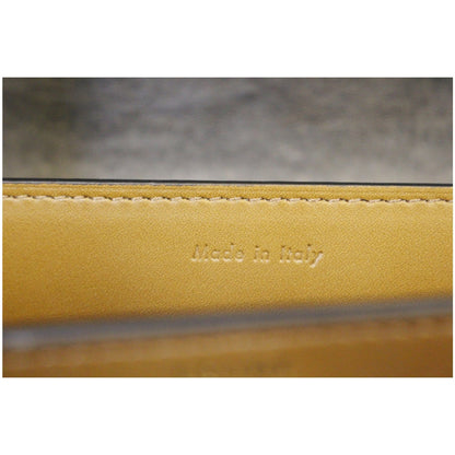 CELINE Bicolor Calfskin Leather Medium Case Shoulder Bag